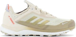 Adidas Terrex Agravic Flow GORE-TEX Trail Running Schoenen Wonder White Matte Gold Crystal White