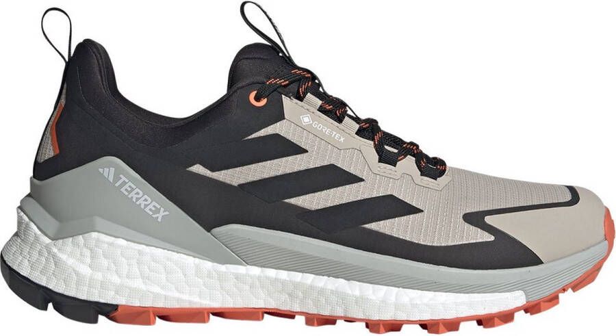 Adidas Terrex Free Hiker 2 Low GTX Wandelschoenen Heren Wonder Beige Core Black Semi Impact Orange