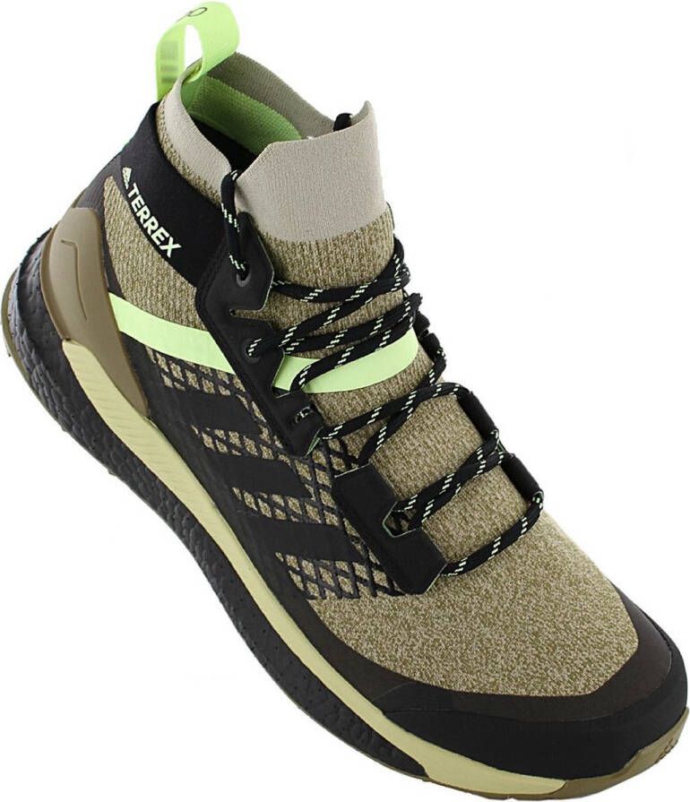 adidas TERREX Free Hiker Boost Primeblue Heren Wandelschoenen Outdoor schoenen Beige-Bruin FY7331