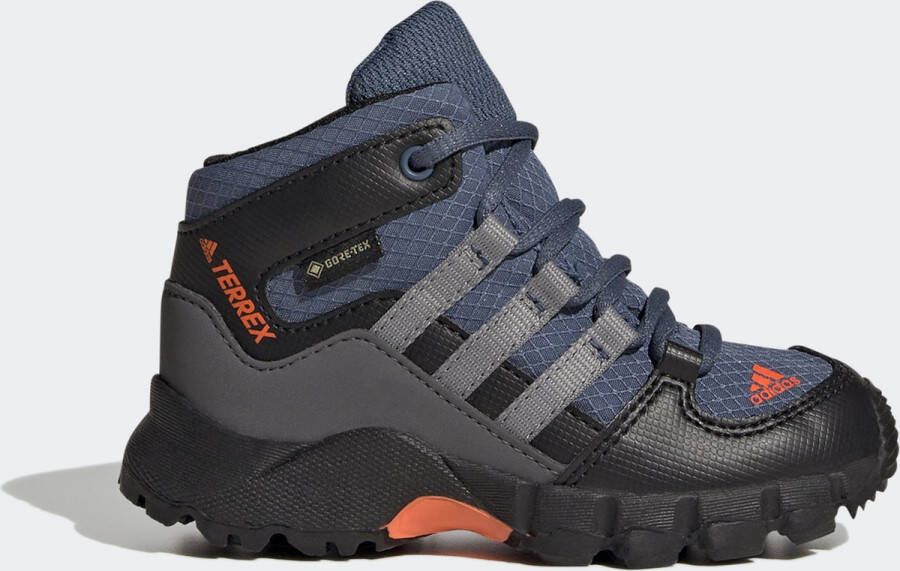 Adidas Terrex Junior's Terrex GTX Mid Wandelschoenen blauw zwart