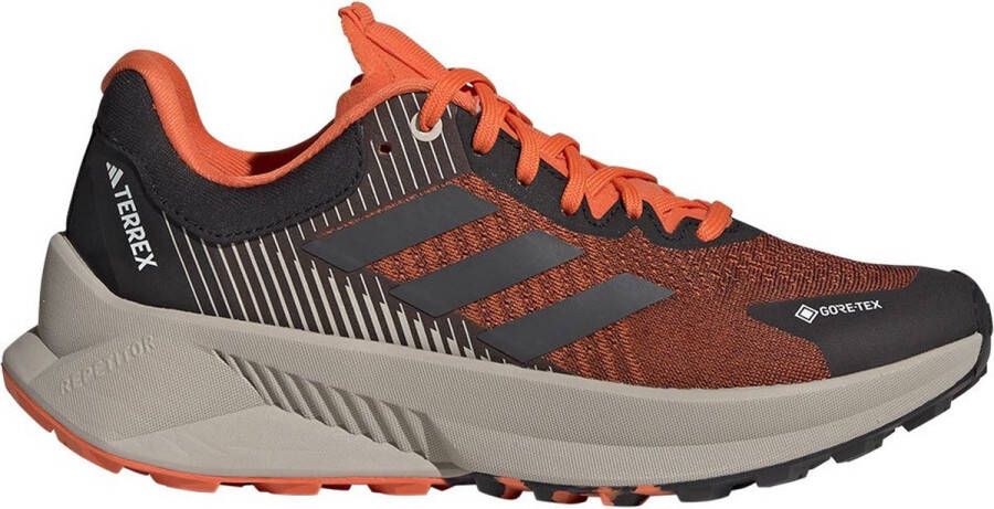 Adidas Terrex Soulstride Flow Goretex Trailrunningschoenen Oranje Grijs 1 3 Vrouw