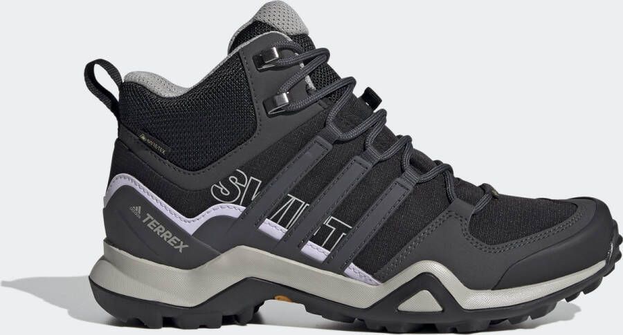 Adidas Terrex Swift R2 Mid GTX dames waterdichte hoge wandelschoenen zwart