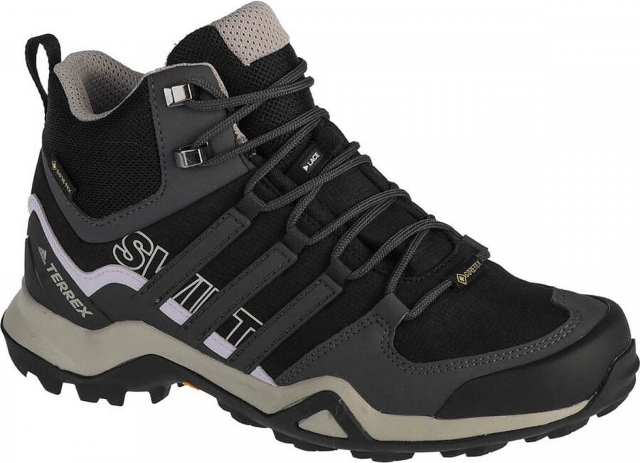 Adidas Terrex Swift R2 Mid GTX dames waterdichte hoge wandelschoenen zwart