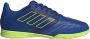 Adidas Top Sala Competition Zaalvoetbalschoenen (IN) Kids Blauw Felgroen - Thumbnail 1