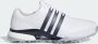 Adidas TOUR360 Golf Golfschoenen Voor Heren White Navy 43 1 3 - Thumbnail 1