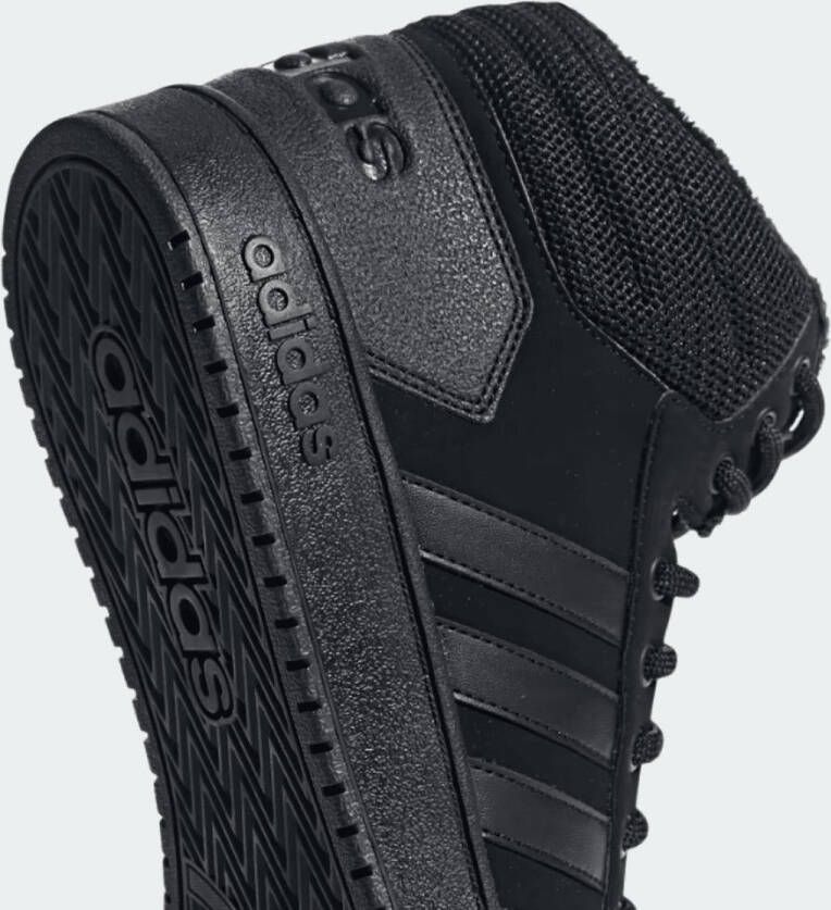 Adidas Uni Sneaker Hoops Mid 3.0 K CBlack Cblack ZWART
