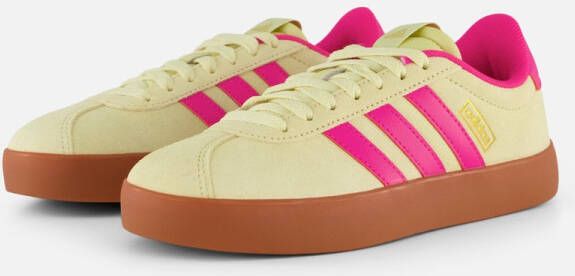 adidas VL Court 3.0 Sneakers geel Synthetisch Dames