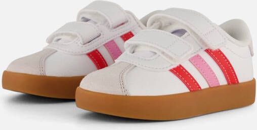 Adidas VL Court 3.0 Sneakers wit Imitatieleer