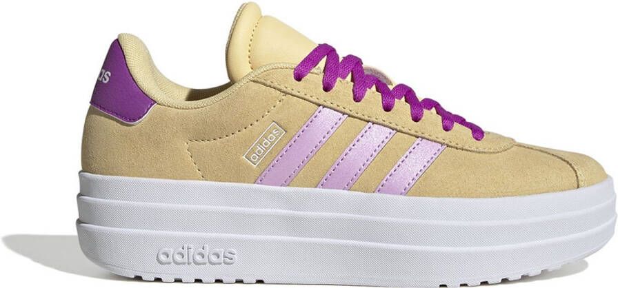 Adidas Sportswear VL Court Bold sneakers lichtgeel roze fuchsia