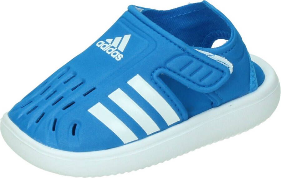 Adidas closed-toe summer watersandalen in de kleur blauw