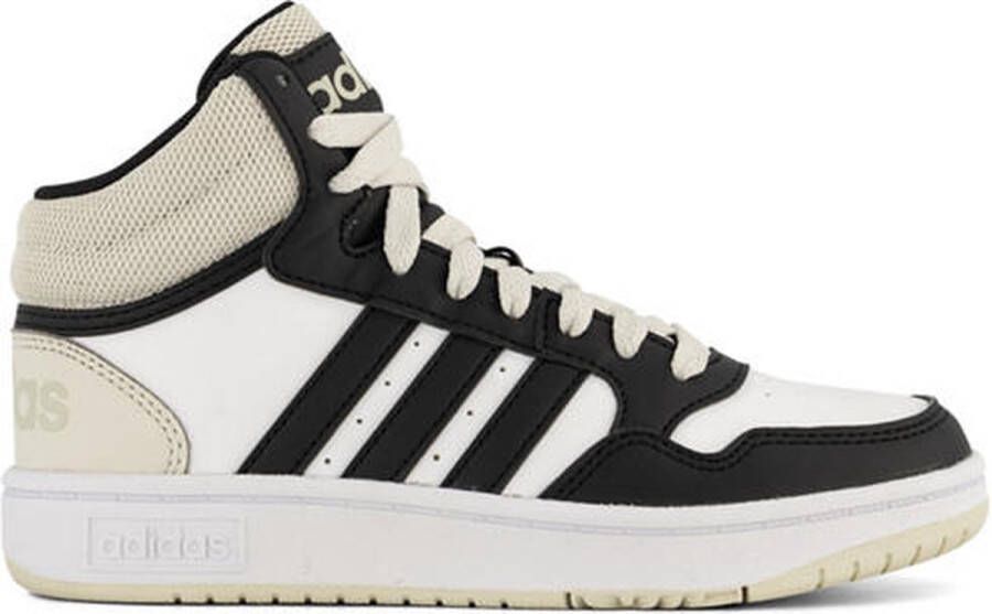 Adidas Hoops Mid 3.0 kinder sneakers wit zwart 1 3 Uitneembare zool