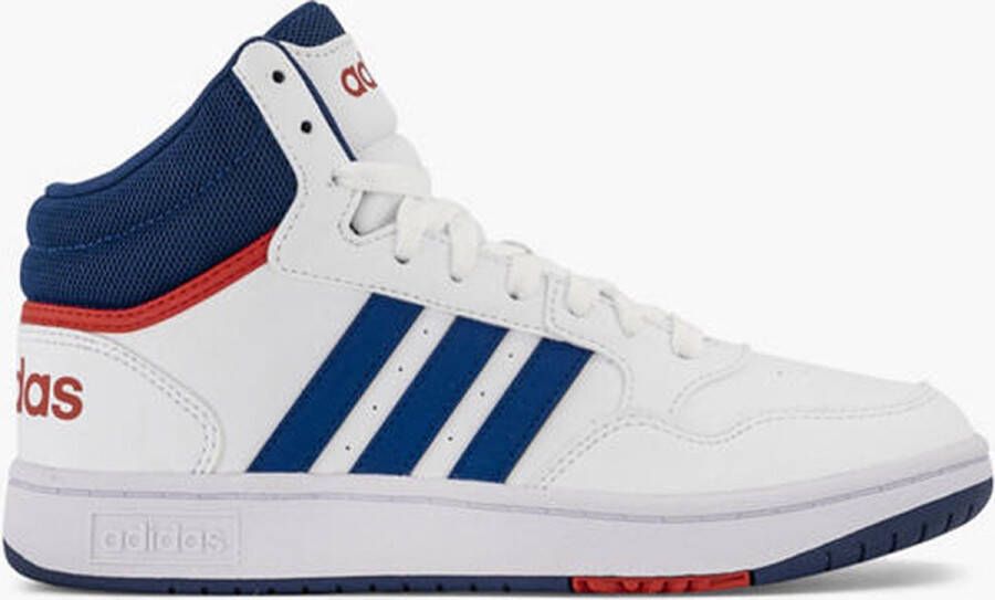 Adidas Sportswear Hoops Mid 3.0 sneakers wit blauw rood Jongens Imitatieleer 36 2 3 - Foto 3