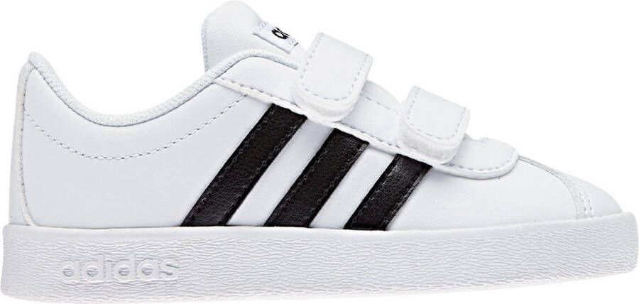 Adidas vl court 2.0 sneakers zwart wit baby kinderen