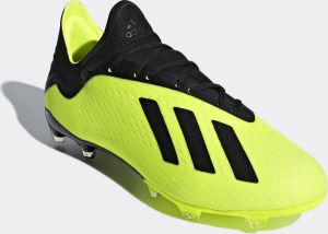 Adidas X 18.2 Fg Voetbalschoenen Heren Solar Yellow Core Black