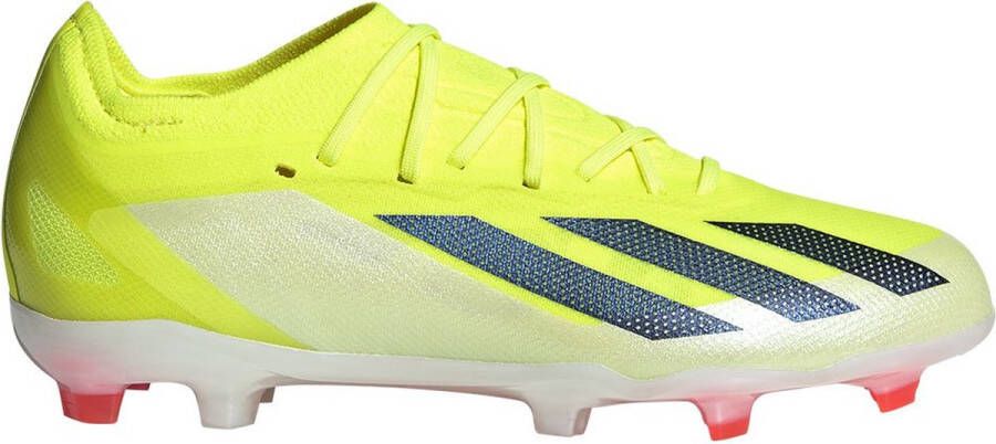 Adidas X Crazyfast Elite Gras Voetbalschoenen (FG) Kids Geel Zwart Wit