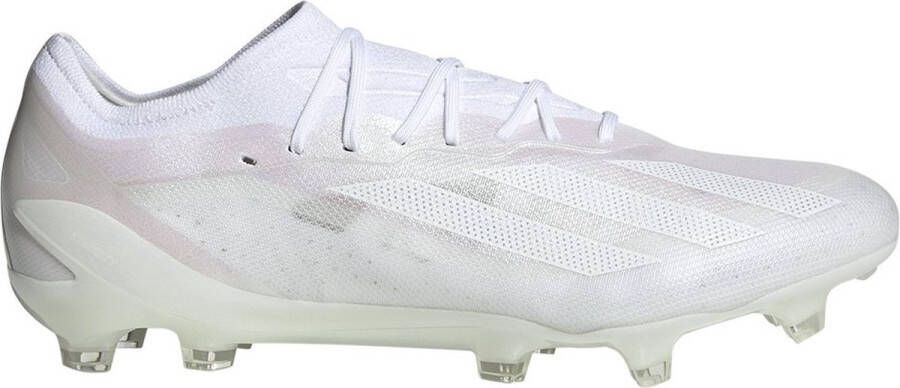 Adidas X Crazyfast.1 Gras Voetbalschoenen (FG) Wit Metallic