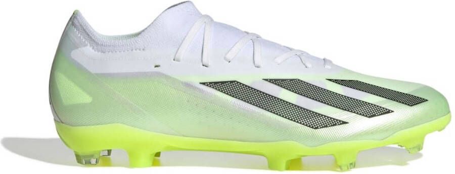 Adidas X Crazyfast.2 Gras Voetbalschoenen (FG) Wit Felgeel Zwart