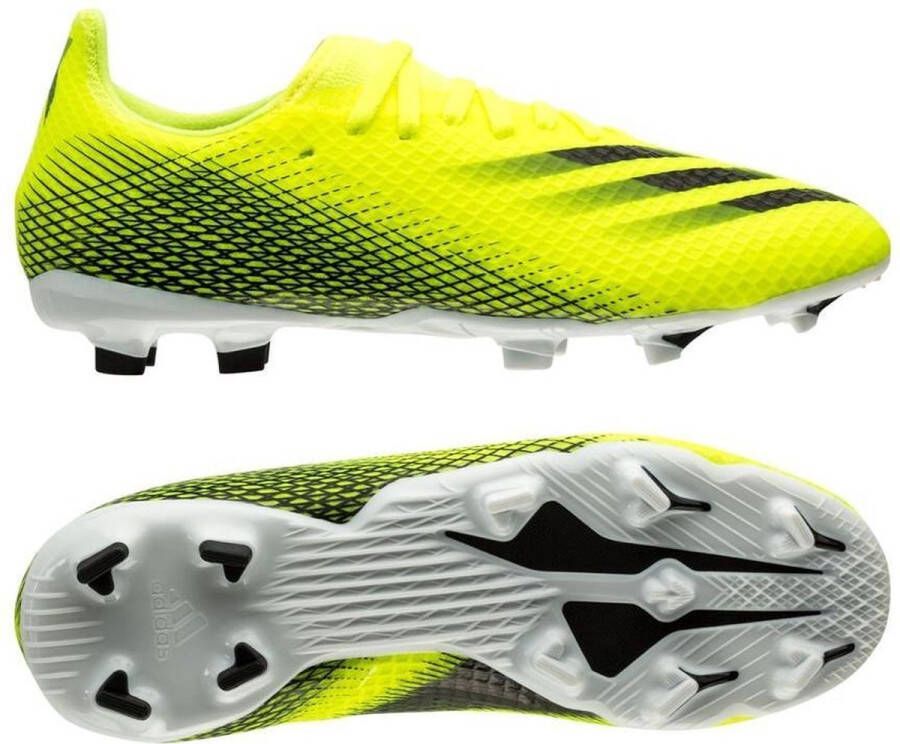 Adidas Superlative X Ghosted .3 FG Junior Solar Yellow Core Black Royal Blue Kind