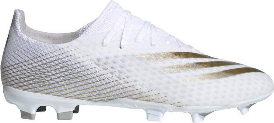 Adidas Performance X Ghosted.3 FG Sr. voetbalschoenen wit goud - Foto 2