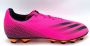 Adidas X Ghosted.4 Gras Kunstgras Voetbalschoenen (FxG) Roze Zwart Oranje - Thumbnail 1