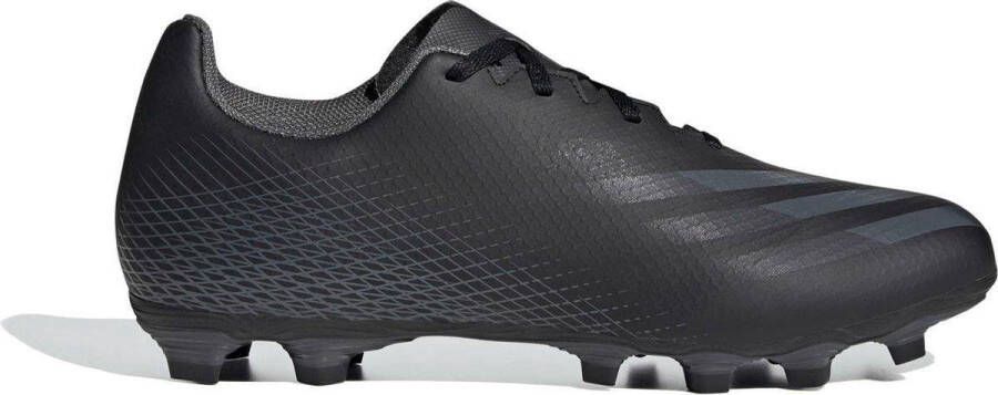 Adidas X GHOSTED.4 Gras Kunstgras Voetbalschoenen (FxG) Zwart Grijs Zwart