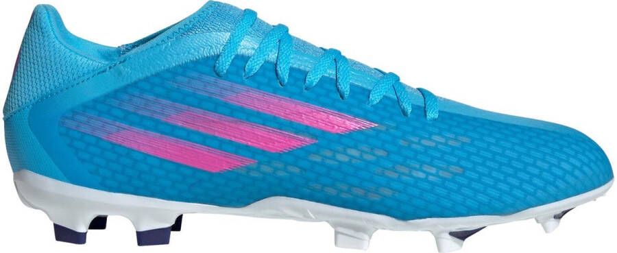 Adidas Kids adidas X Speedflow.3 Gras Voetbalschoenen(FG)Kids Blauw Roze Wit