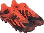 Adidas Perfor ce X Speedportal Messi.4 FxG Jr. zaalvoetbalschoenen oranje zwart - Thumbnail 5