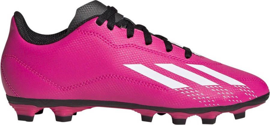 Adidas Performance X Speedportal.4 flexible ground voetbalschoenen fuchsia wit zwart - Foto 2