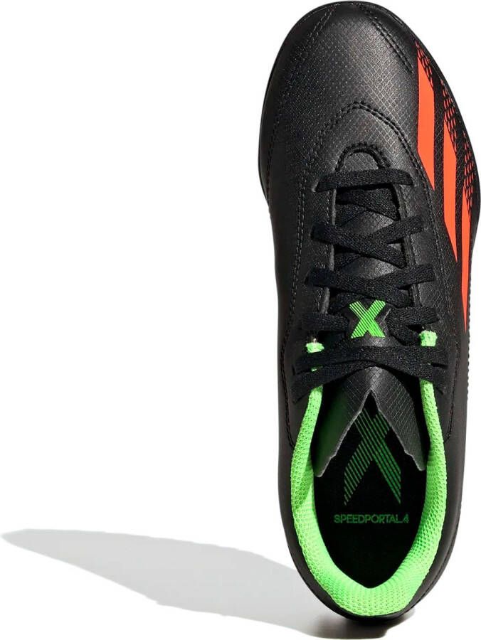Adidas Perfor ce X Speedportal.4 TF voetbalschoenen zwart rood geel