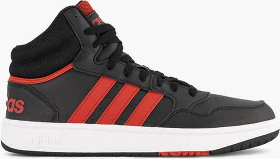 Adidas Hoops 3.0 Mid heren sneakers zwart rood 1 3 Uitneembare zool