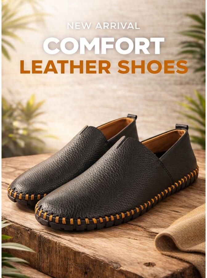 Adventure Instapper San Remo Blauw Leer High Soft Insole