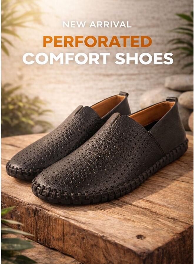 Adventure Instapper Savona Zwart Leer High Soft Insole