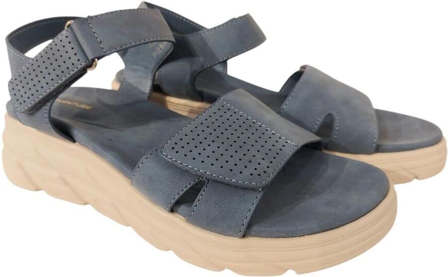 Adventure Shoes Sandalen Faro Blauw