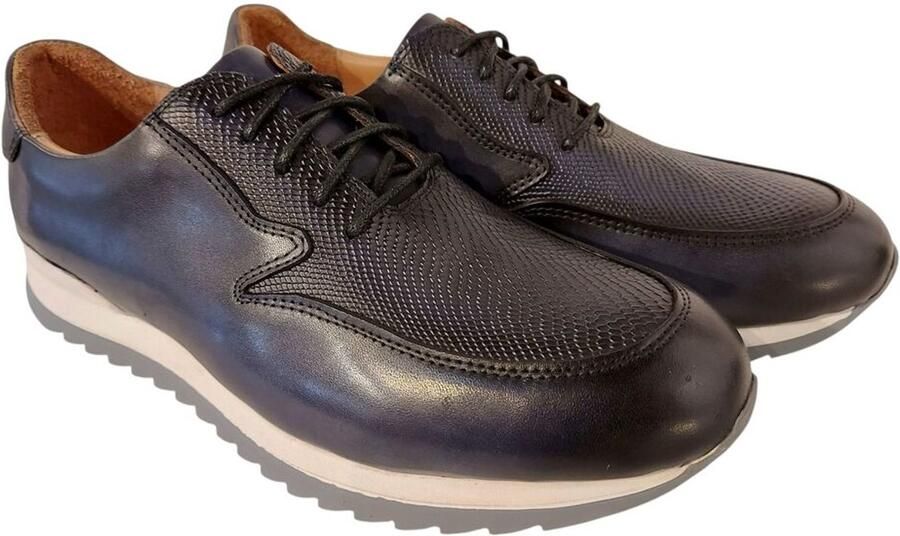 Adventure Sneaker Turijn Blauw Print