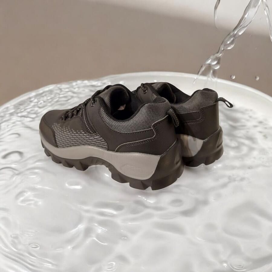 Adventure Wandelschoen Bilbao Zwart Lichtgewicht Waterdicht