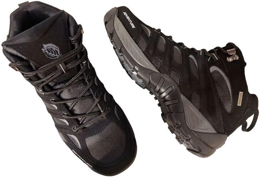 Adventure Wandelschoen Zermatt Zwart Lichtgewicht en Ademend