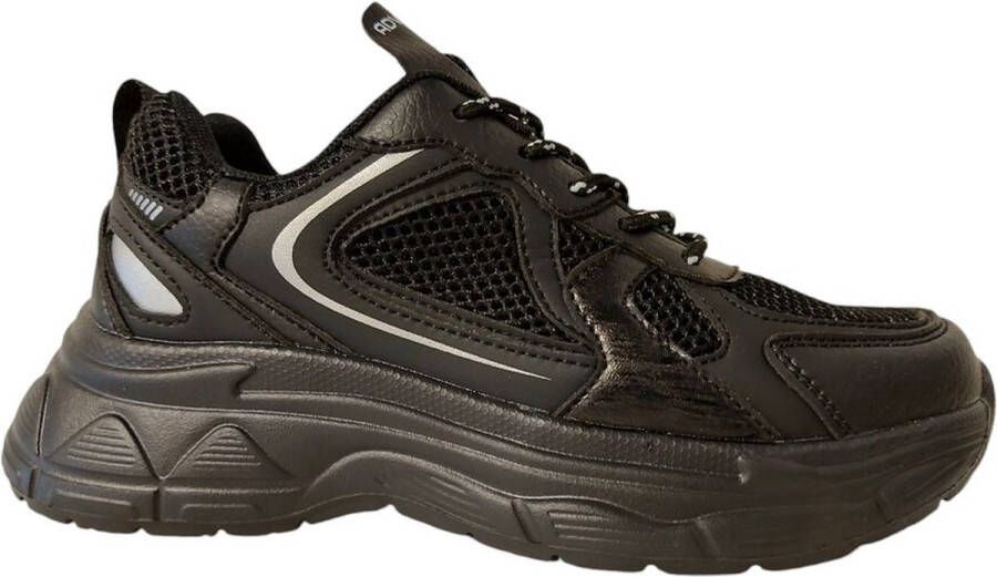 Adventure Sneaker Amsterdam Zwart Ademend High Soft Insole