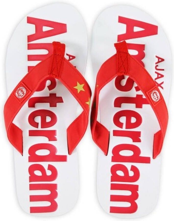 AFC Ajax Slippers Rood Wit - Foto 2