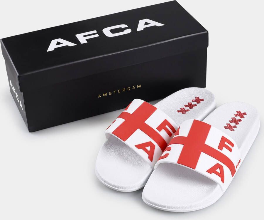 AFCA FLAG Slides slippers Amsterdam Ajax Fanwear footwear - Foto 1