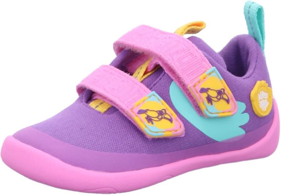 Affenzahn Kid's Cotton Lucky Barefootschoenen purper - Foto 1