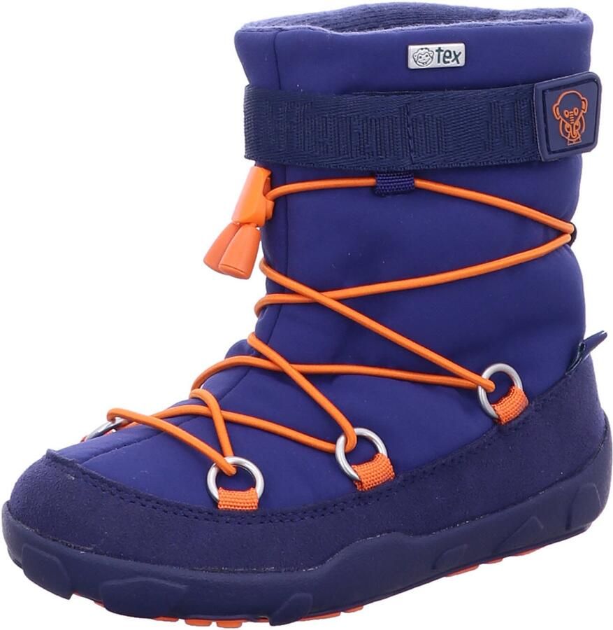 Affenzahn Kid's Snowy Witty Vegan Snowboot Olifant Winterschoenen blauw