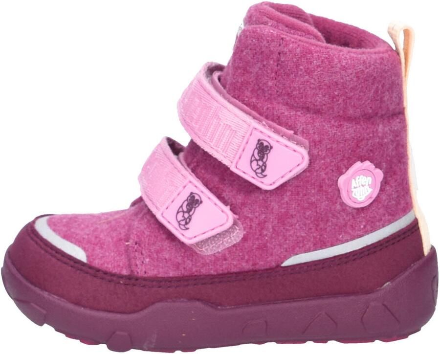 Affenzahn Kid's Mid Boot Wool Comfy Winterschoenen purper
