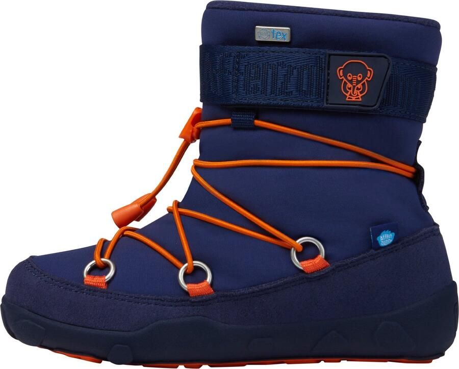 Affenzahn Kid's Snowy Witty Vegan Snowboot Olifant Winterschoenen blauw