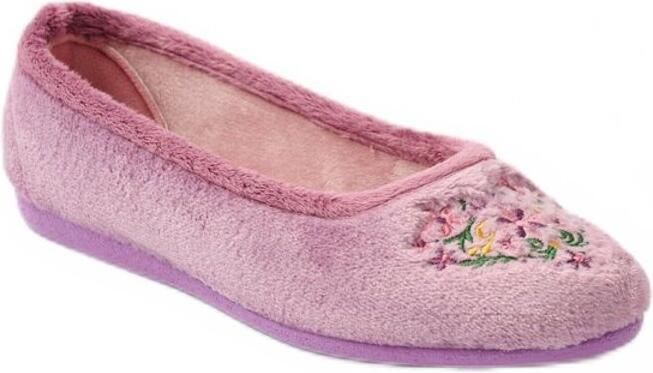 AFIBEL Ballerina pantoffels pluche comfort wijdte