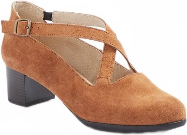 AFIBEL Escarpins à talons largeur confort cuir