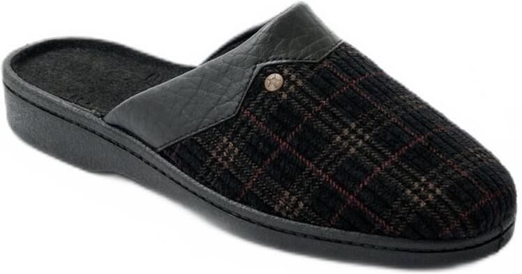 AFIBEL Chaussons mules largeur confort velours