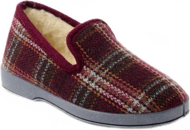 AFIBEL Comfortabele gevoerde pantoffels met gemengde breedte