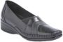 AFIBEL Mocassins compensés élastiqués cuir largeur confort - Thumbnail 1