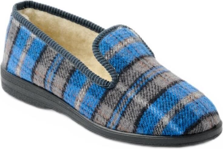 AFIBEL Gemengde wollen pantoffels over de hele breedte