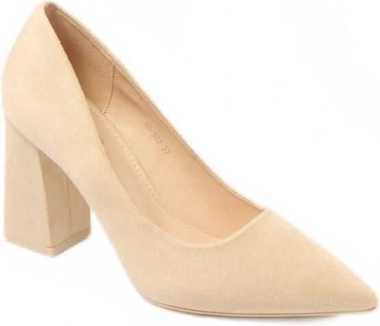 AFIBEL Joia Slingback met hoge hak en brede suède afwerking